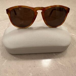 Warby Parker Tortoiseshell Frame Sunglasses with Brown Lenses